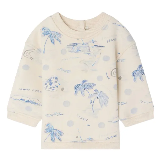 Sudadera de algodón orgánico Dady Ile | Crudo