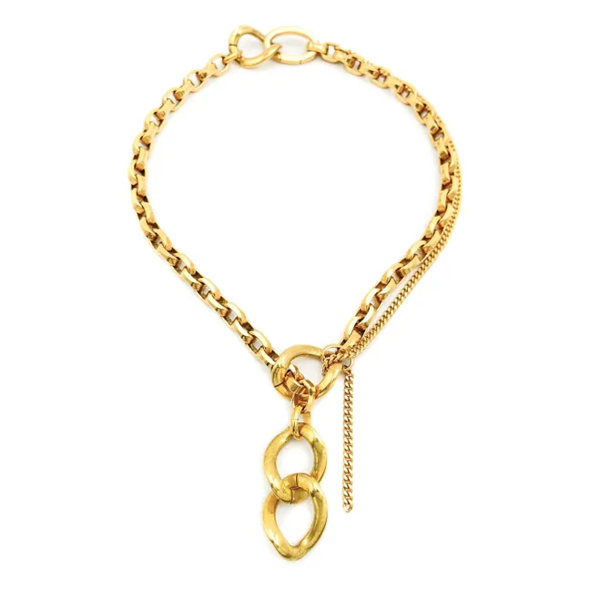 Exclusivité Perrine Taverniti x Smallable - Collier Cravate | Doré