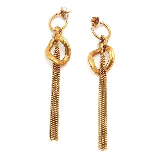 Exclusivité Perrine Taverniti x Smallable - Boucles d'Oreilles Lilas | Doré