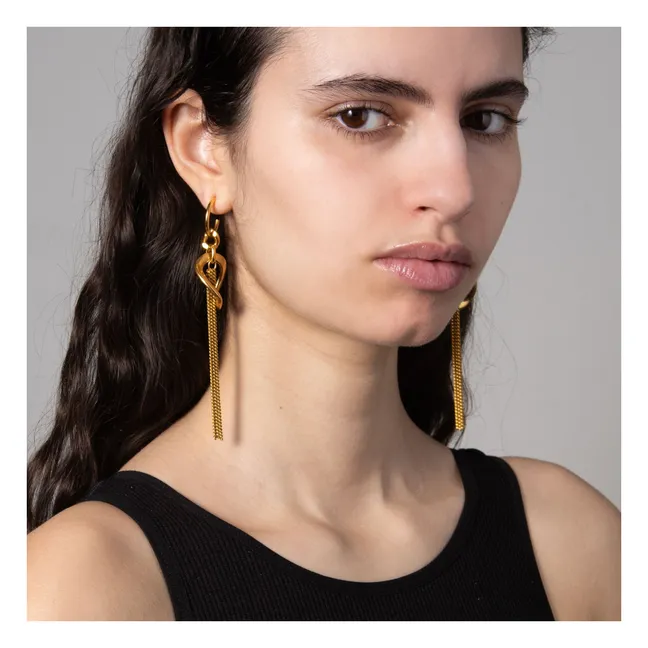 Exclusivité Perrine Taverniti x Smallable - Boucles d'Oreilles Lilas | Doré