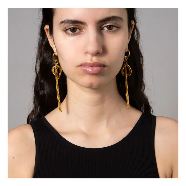 Exclusivité Perrine Taverniti x Smallable - Boucles d'Oreilles Lilas | Doré