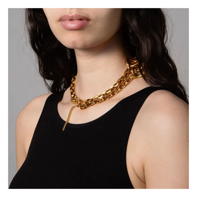 Exclusivité Perrine Taverniti x Smallable - Collier Cravate | Doré