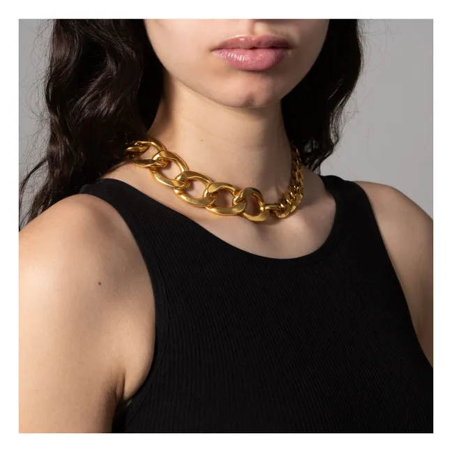 Exclusivo de Perrine Taverniti x Smallable - Collar Babylone | Dorado