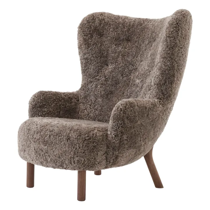 Fauteuil lounge Petra VB3, Viggo Boesen | Ivoire- Image produit n°0