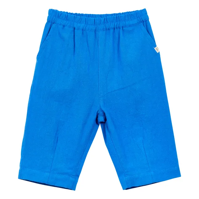 Pantalones lisos para bebé | Azul Mar