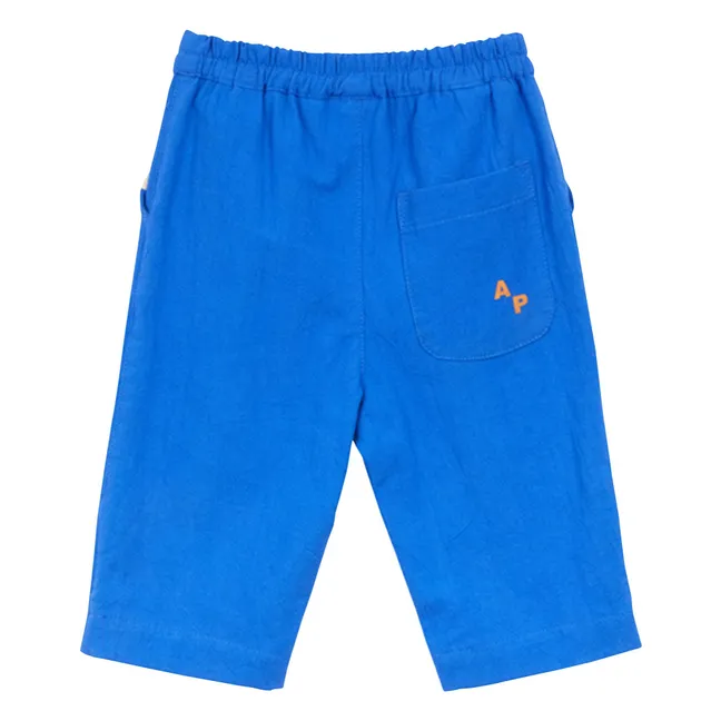 Plain Baby Pants | Azure blue