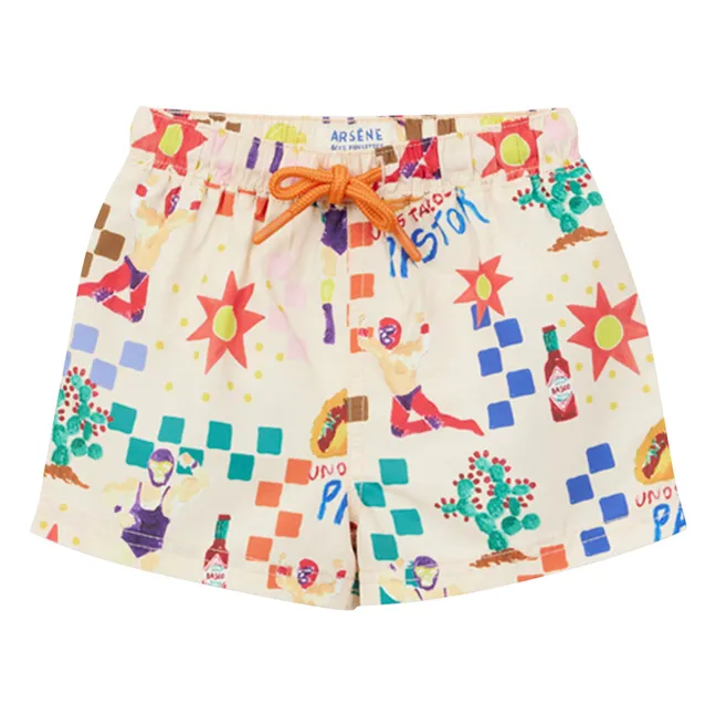 Short de Bain Pastor | Ecru