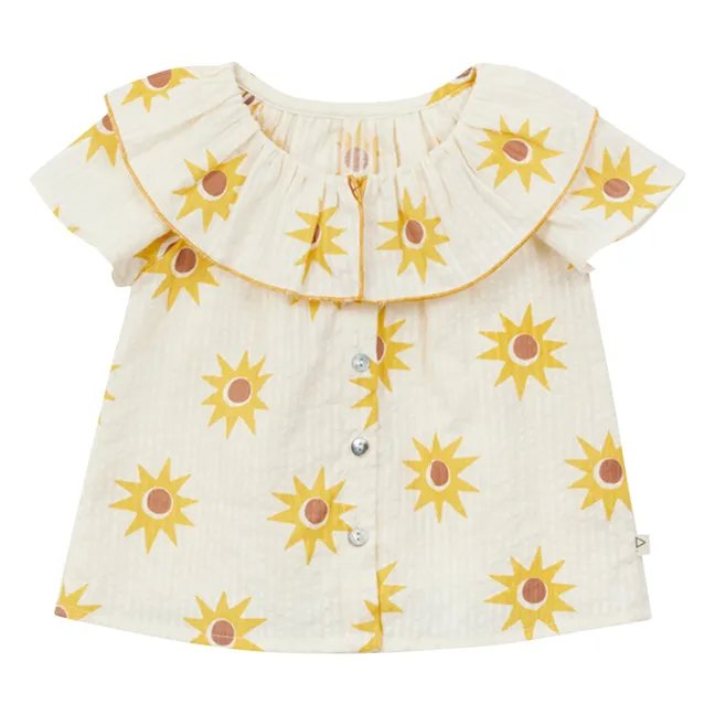 Blusa Soleils Seersucker | Crudo