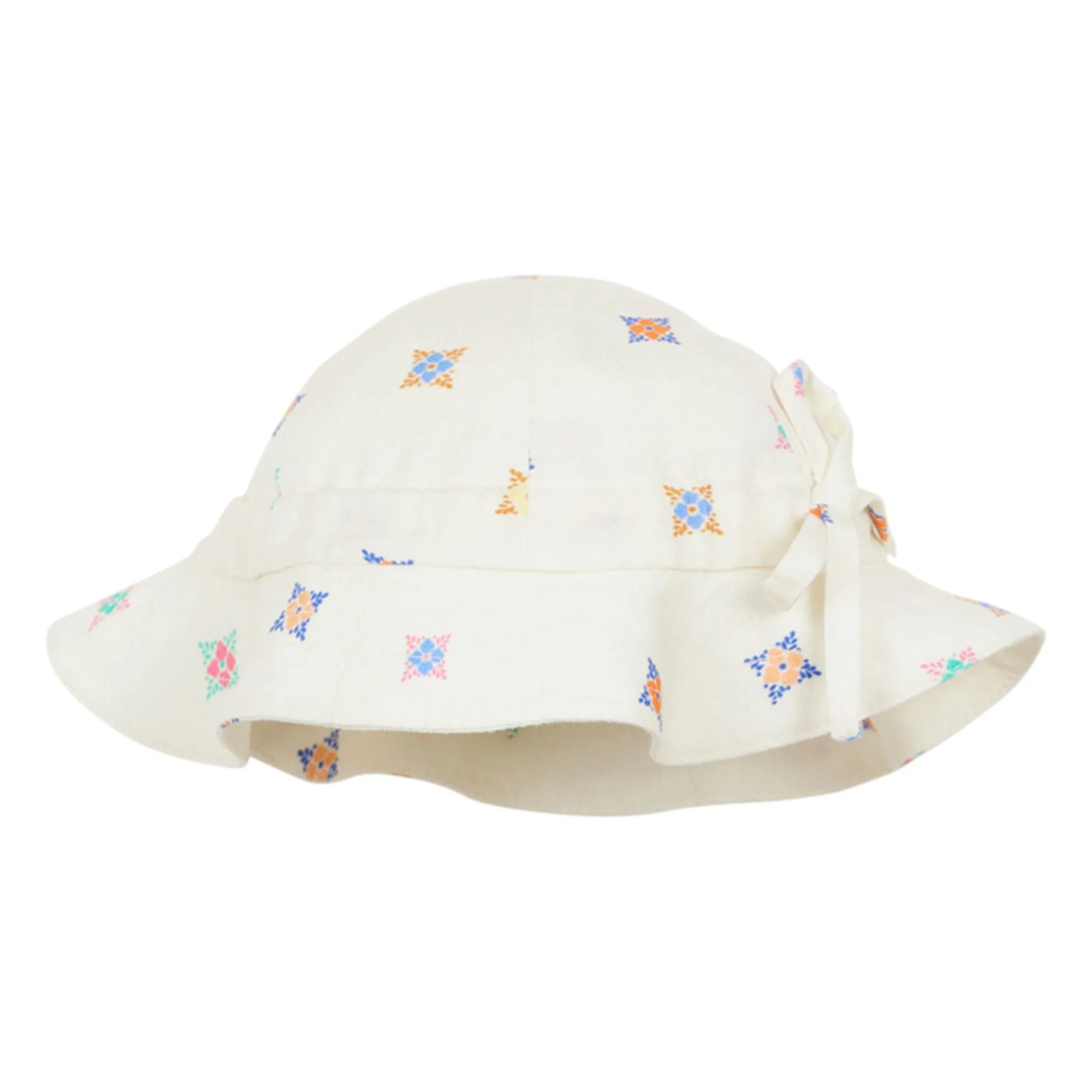Arsène Et Les Pipelettes Ecru Linen Knot Hat