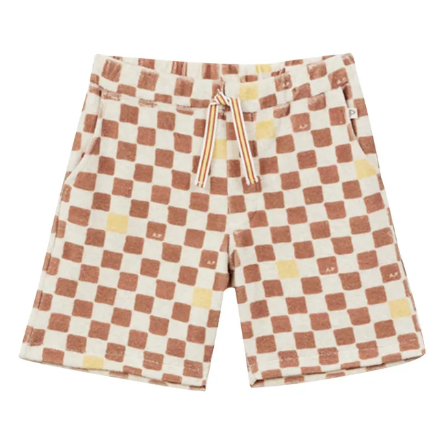 Bermuda Damier Eponge | Marron