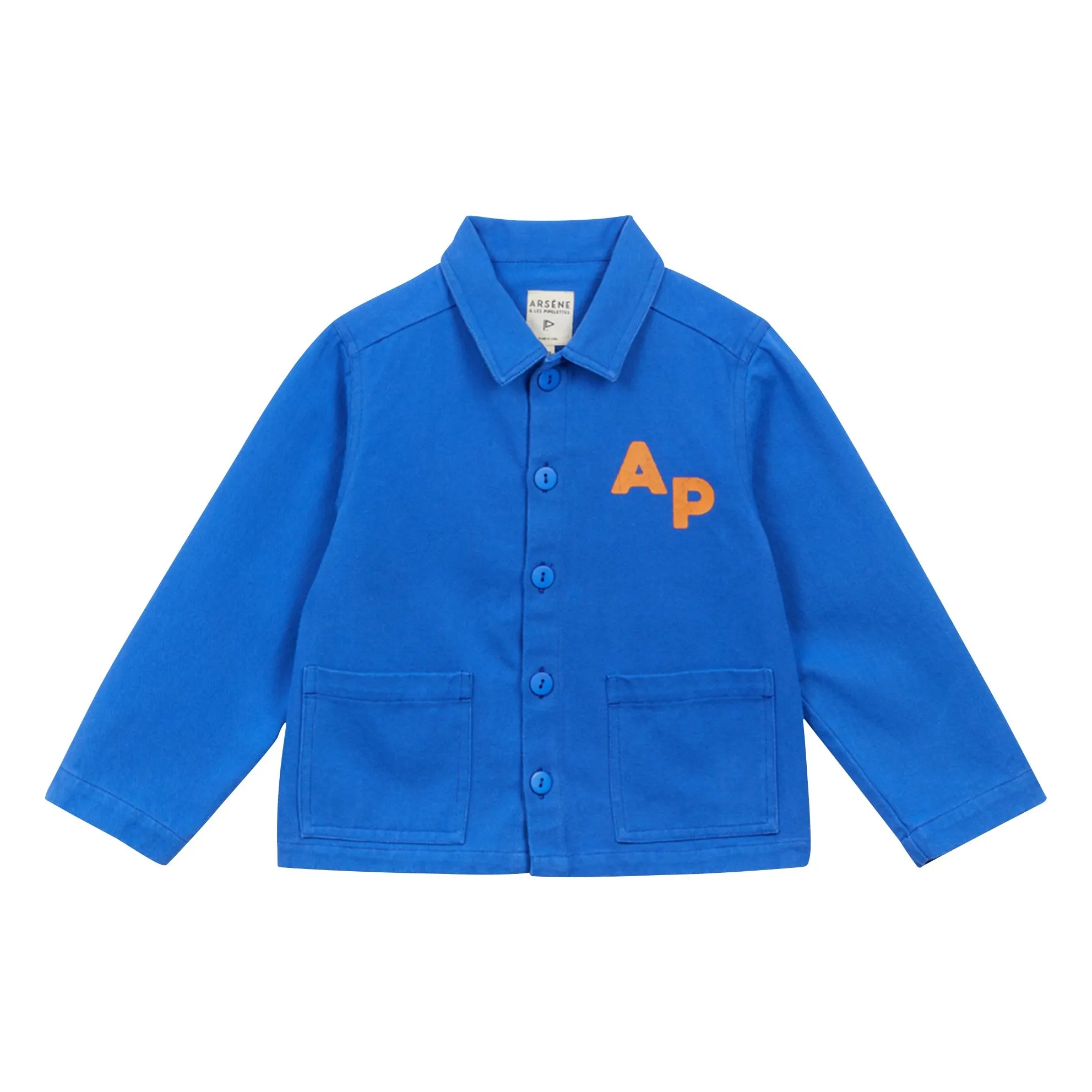 Arsène Et Les Pipelettes Azure Blue Ap Twill Jacket
