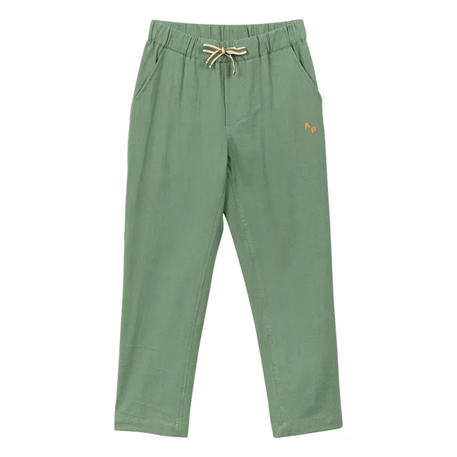 Pantalones lisos | Verde Kaki