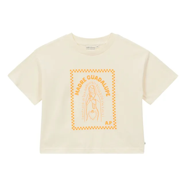 T-shirt Madre Guadalupe Coton Bio | Ecru