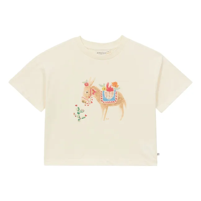Camiseta Horse Algodón orgánico | Crudo