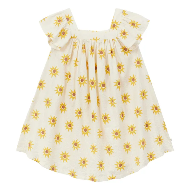 Soleils Seersucker dress | Ecru