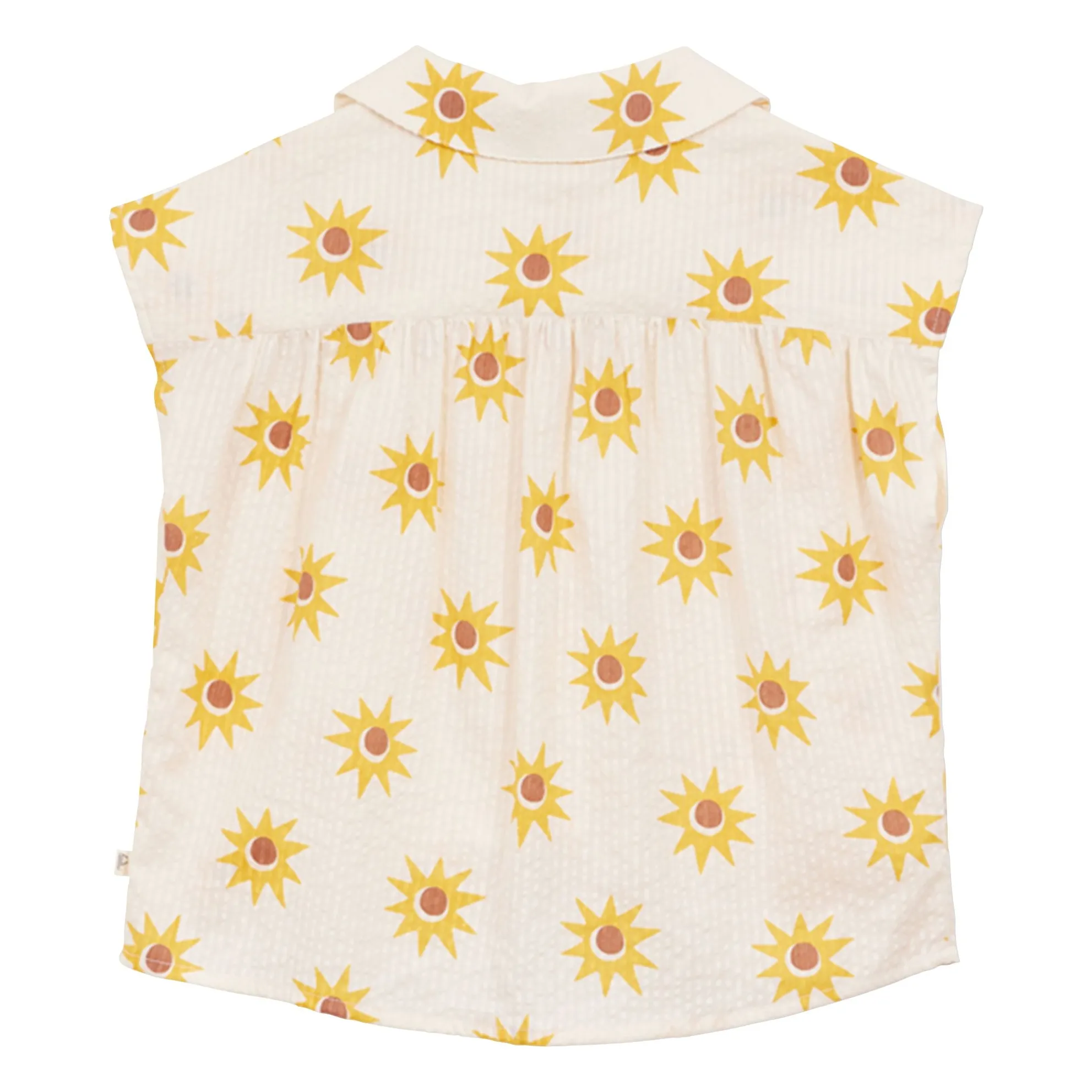 Chemise Soleils Seersucker | Ecru- Image produit n°4