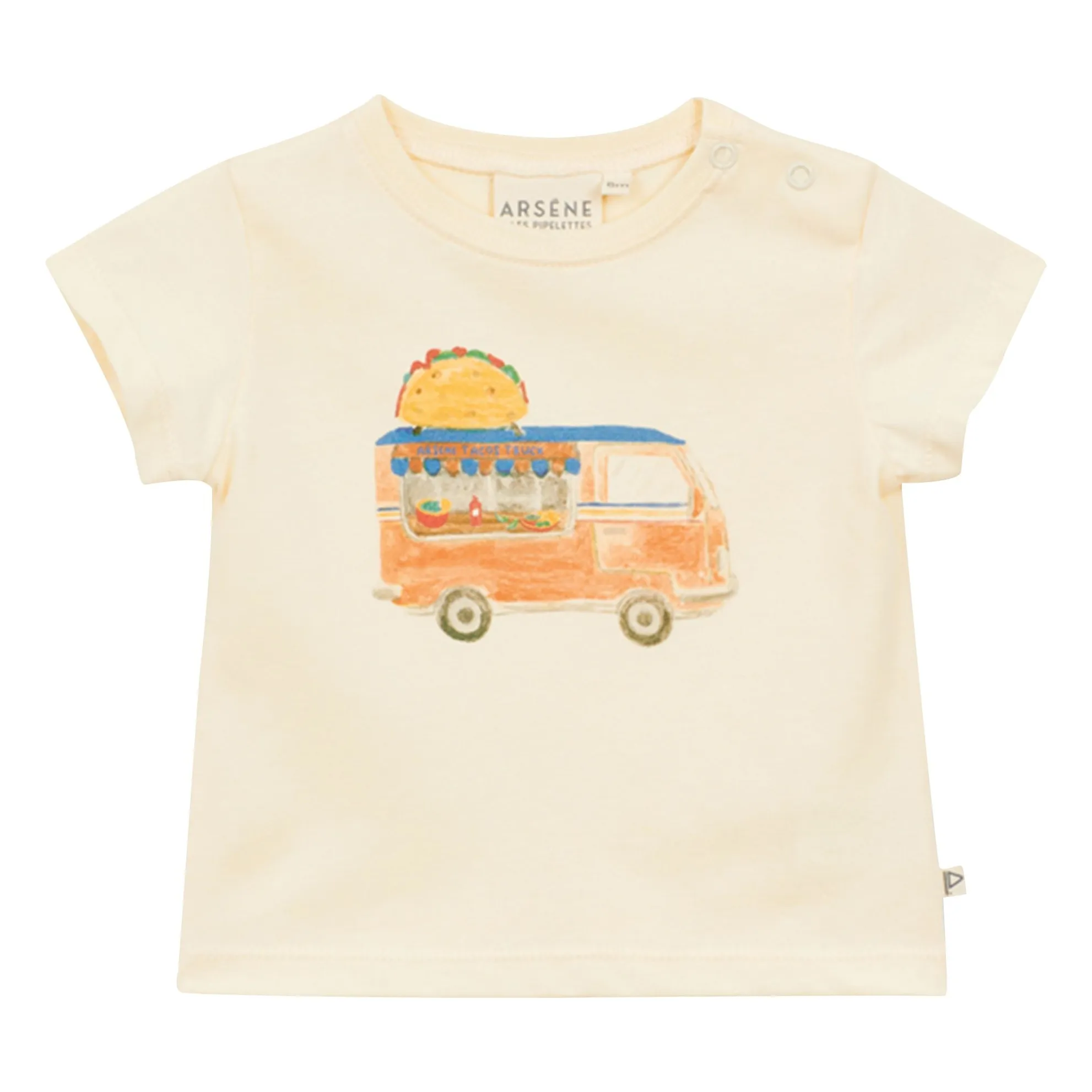 T-shirt Van Coton Bio | Ecru- Image produit n°0