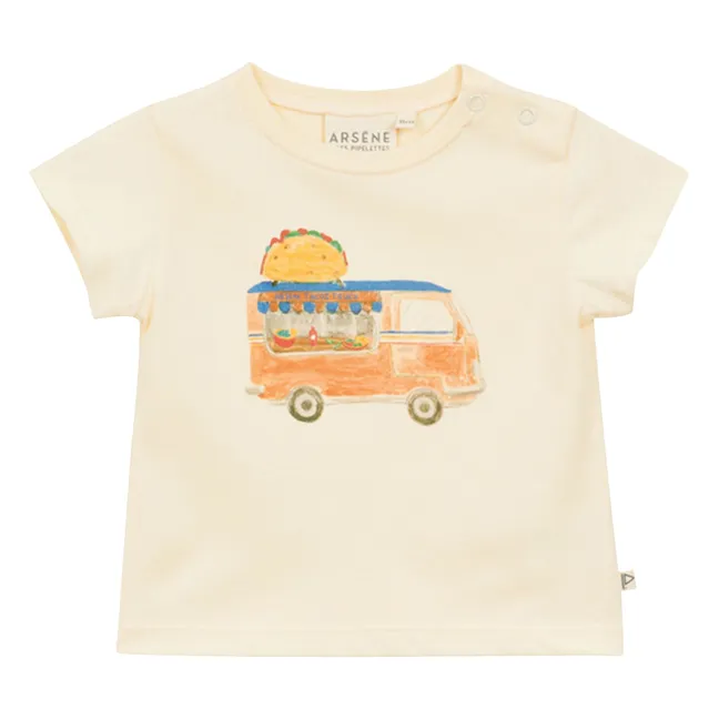 Camiseta Van de algodón ecológico | Crudo