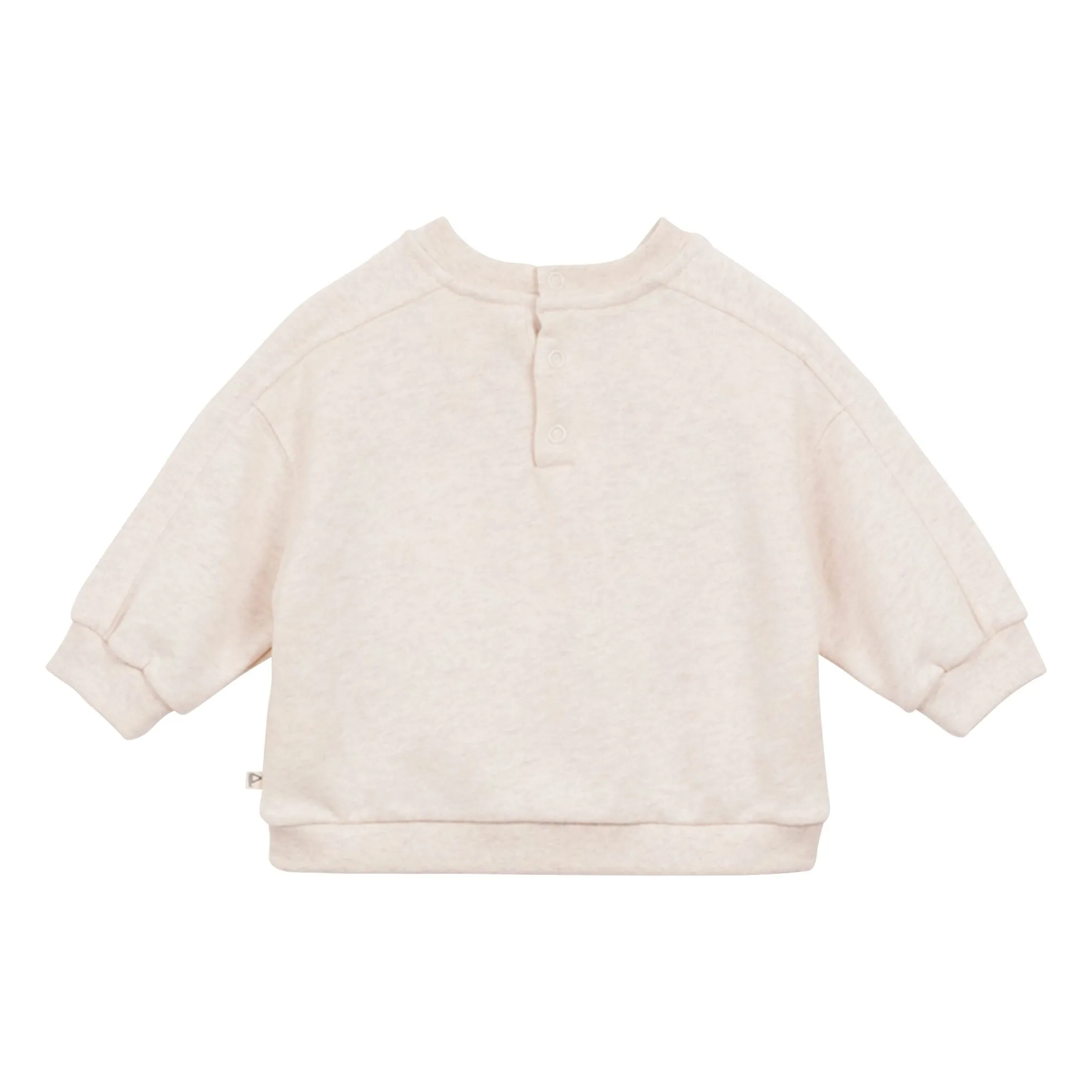 Sweat Soleil Coton Bio | Beige chiné- Image produit n°1