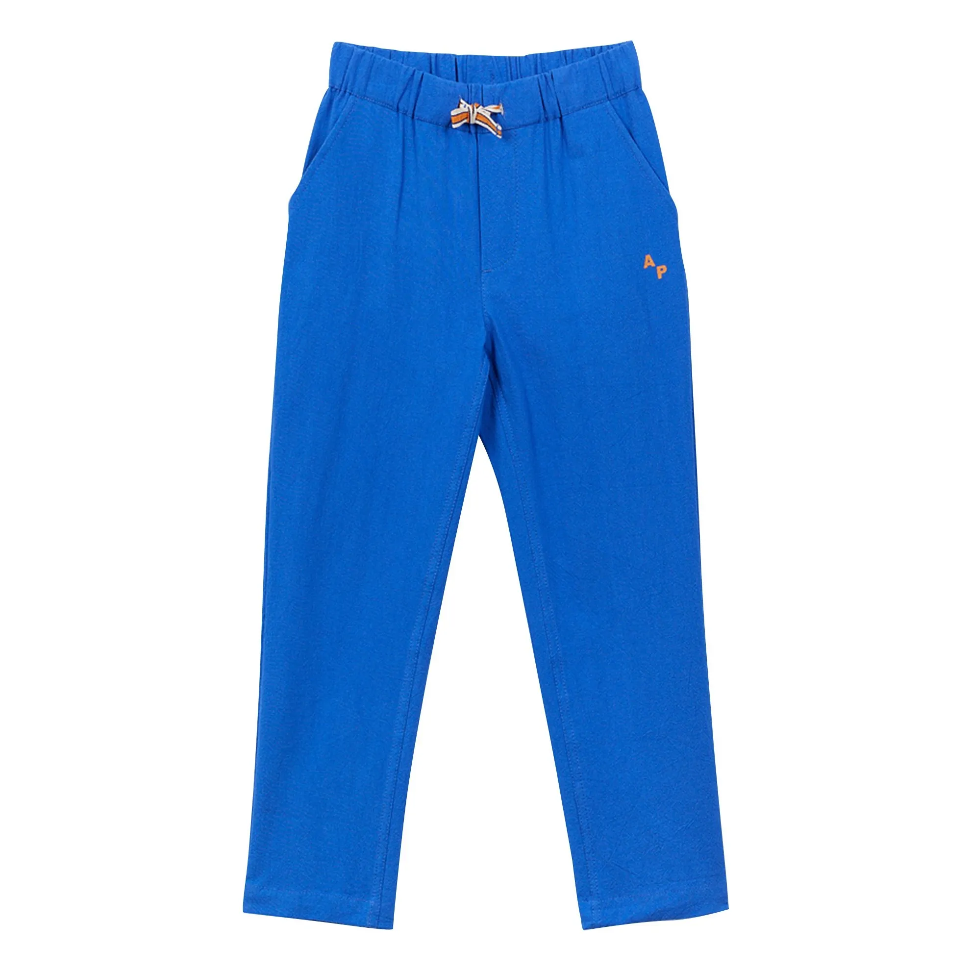 Arsène Et Les Pipelettes Azure Blue Plain Pants