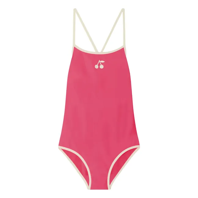 Bañador de fibra reciclada Loola | Rosa chillón