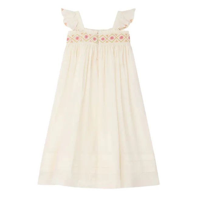 Laora organic cotton dress | Ecru