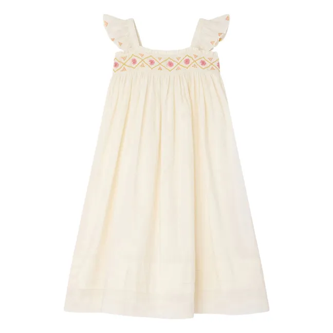 Vestido Laora de algodón orgánico | Crudo