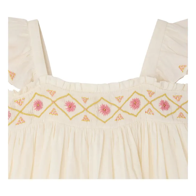 Laora organic cotton dress | Ecru