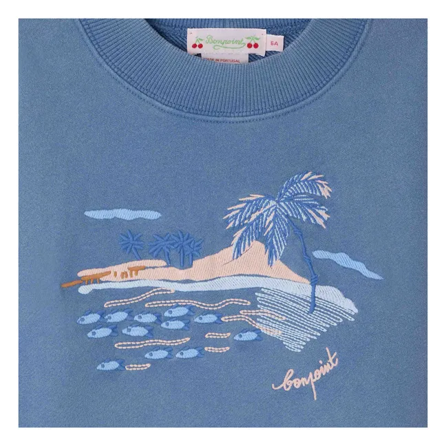 Sweat Lika | Bleu azur