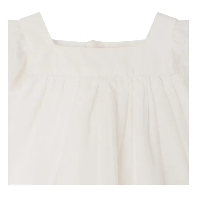 Blouse Layli Coton Bio | Blanc