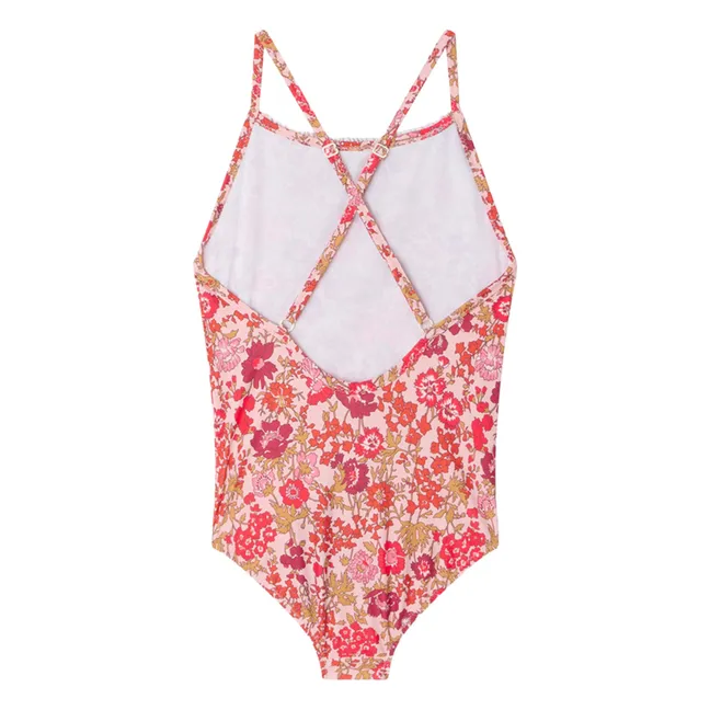 Traje de baño Laika Fleuri Fibras recicladas | Rosa Viejo