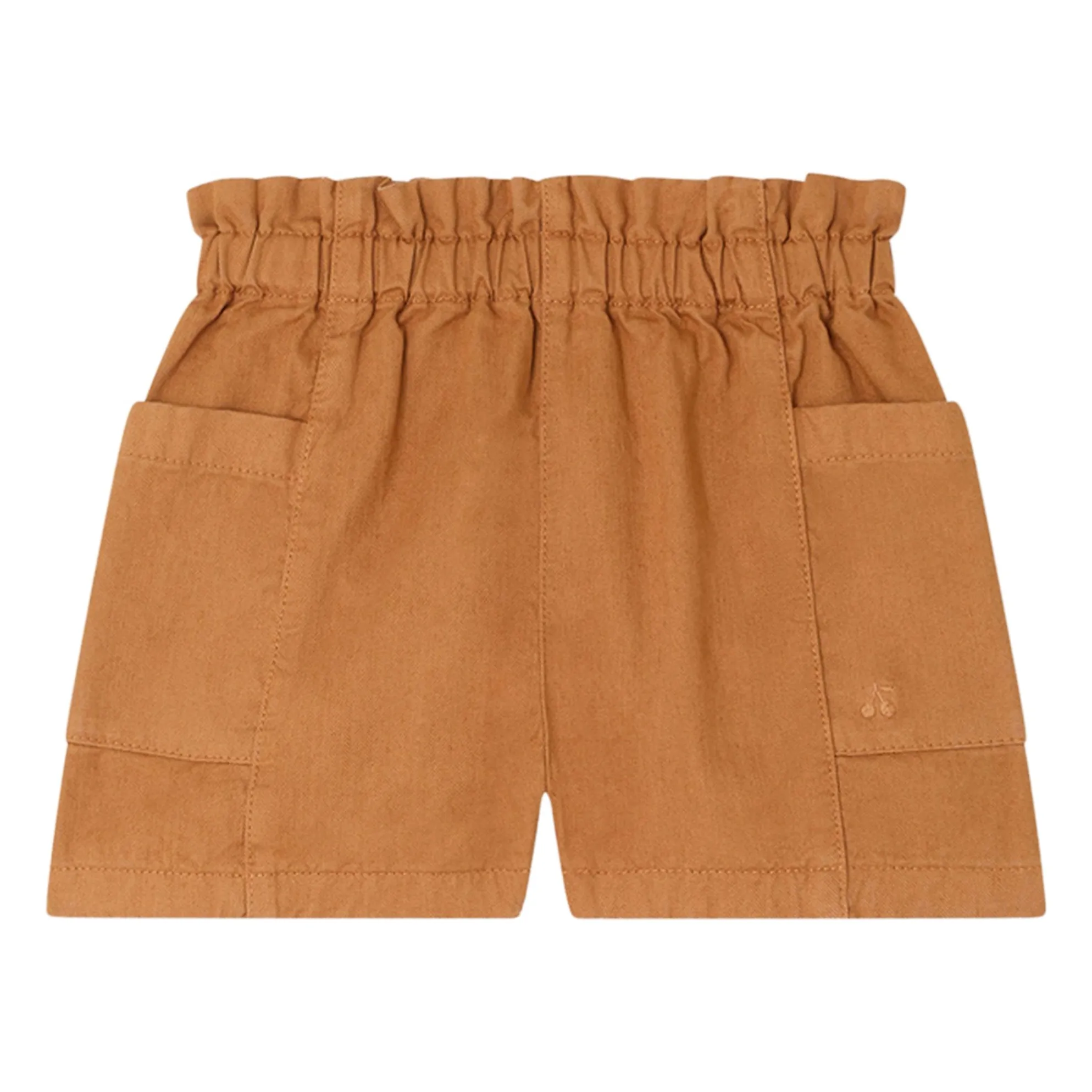 Short Nougat Coton Bio | Camel- Image produit n°0