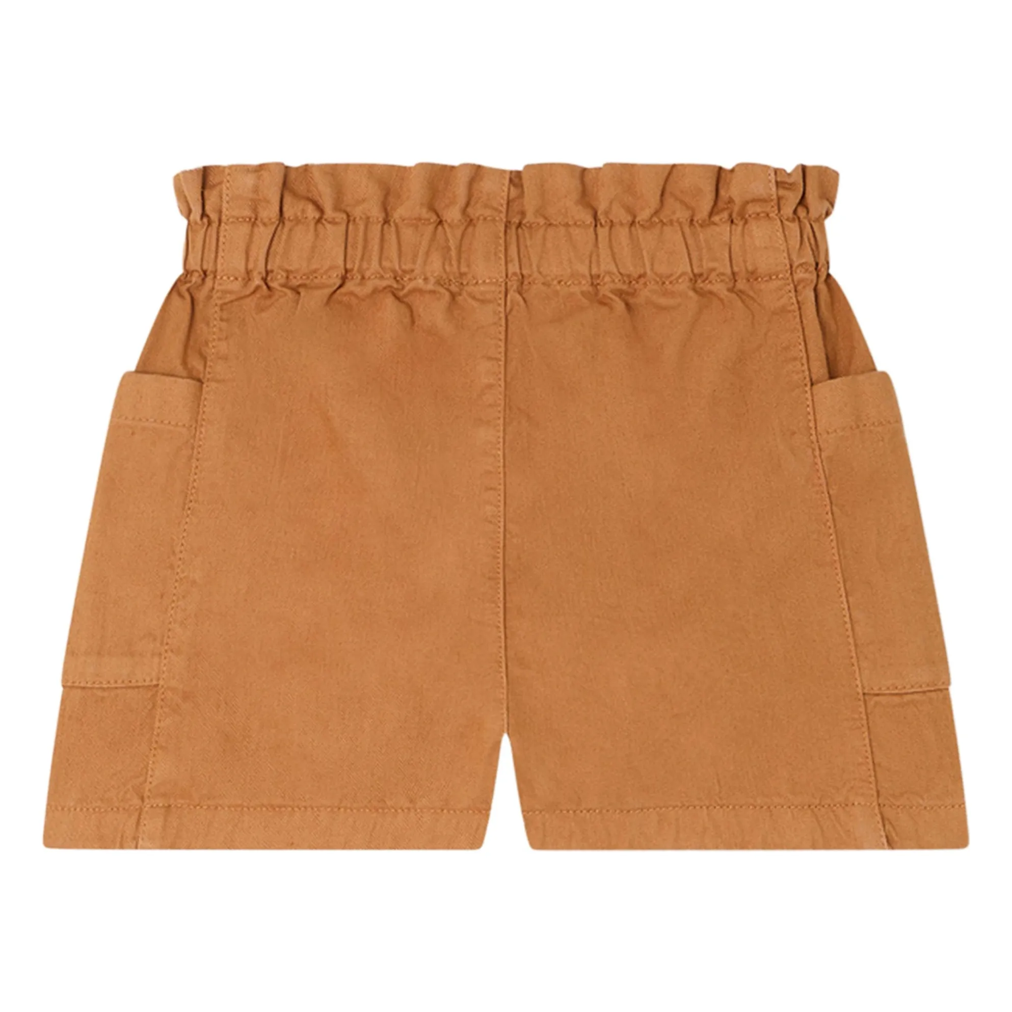 Short Nougat Coton Bio | Camel- Image produit n°1