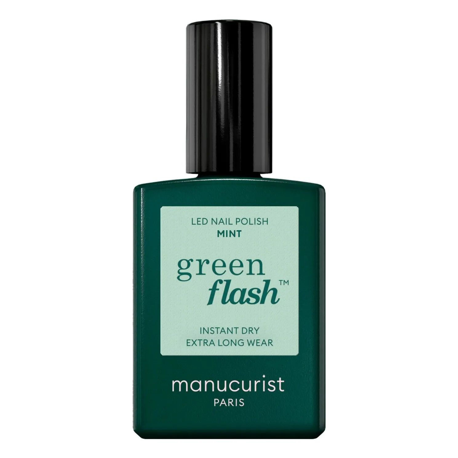 Manucurist Mint Green Flash Semi-Permanent Nail Polish - 15Ml