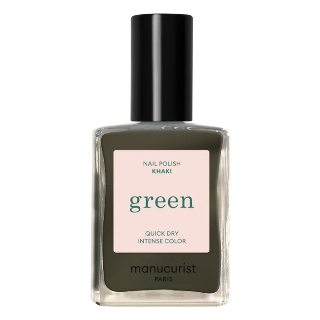 Green Nail Polish - 15ml | Khaki