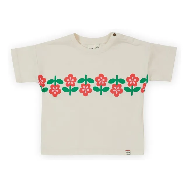 T-shirt Fleuri | Ivoire