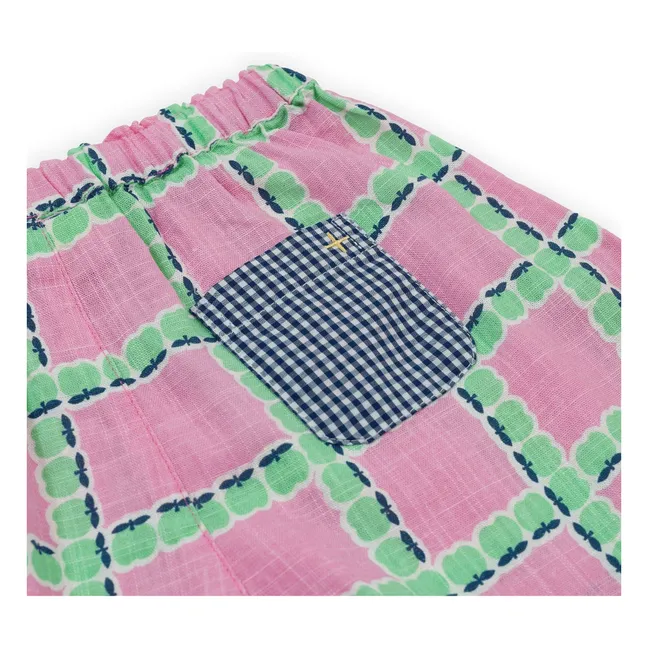 Pantalones cortos Carreaux | Rosa