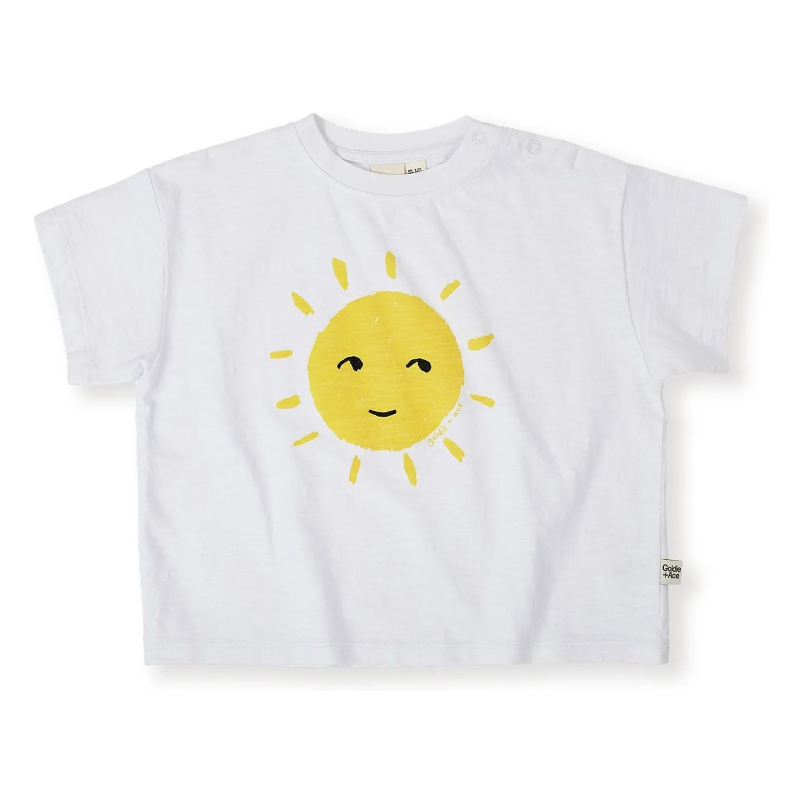 Goldie + Ace White Exclusive Goldie+Ace X Smallable - Oversize Soleil T-Shirt