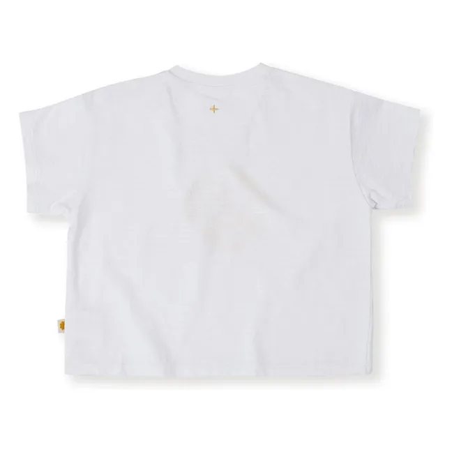 Exclusivité Goldie+Ace x Smallable - T-shirt Oversize Soleil | Blanc