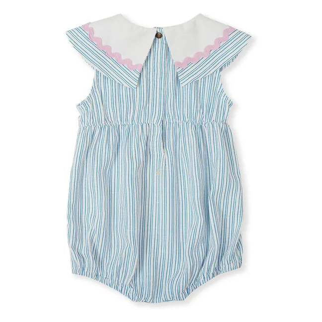 Barboteuse Sailor Rayée | Bleu