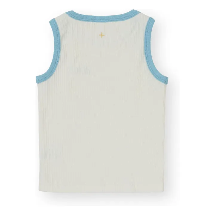 Goldie + Ace - Contrast Rib Tank Top - White | Smallable