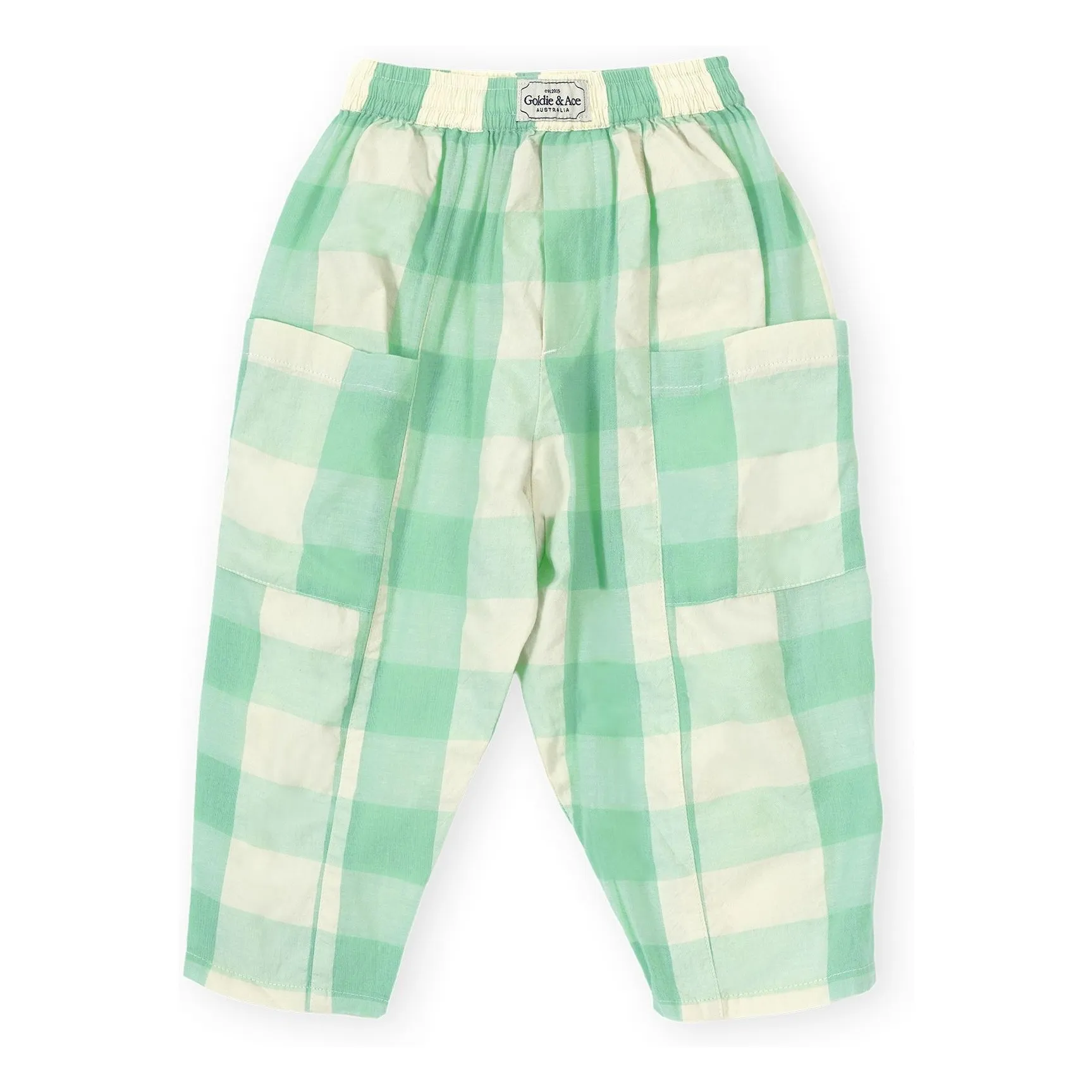 Goldie + Ace Green Carreaux Pants