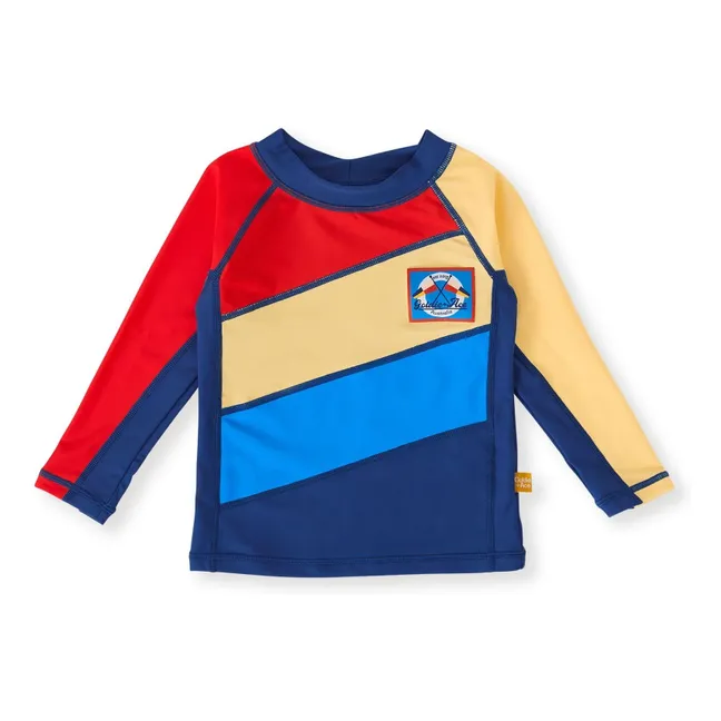 Camiseta de baño náutica anti-UV | Rojo