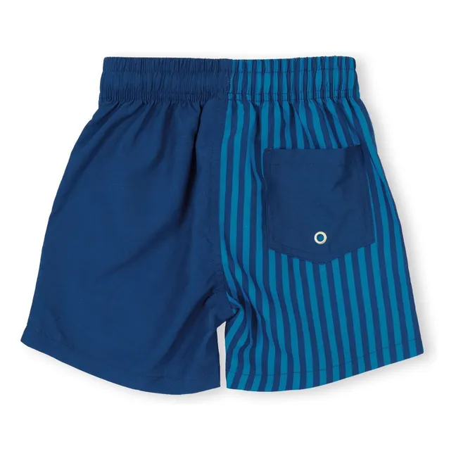 Short de Bain Rayé | Bleu