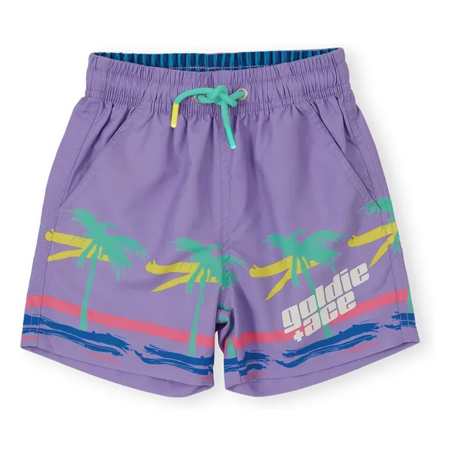 Pantalones cortos de palma | Violeta