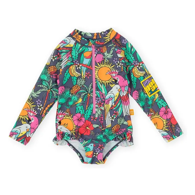 Maillot de Bain Manches Longues Paradise | Bleu marine