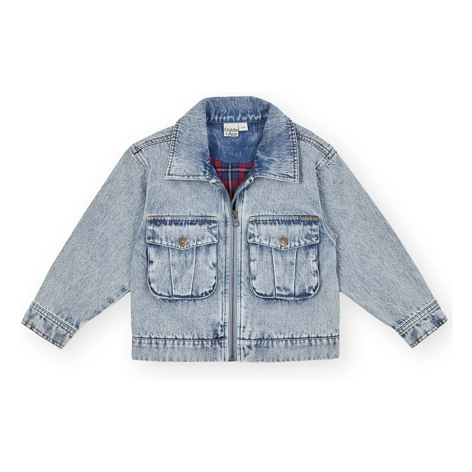 Goldie + Ace Blue Dustin Denim Jacket