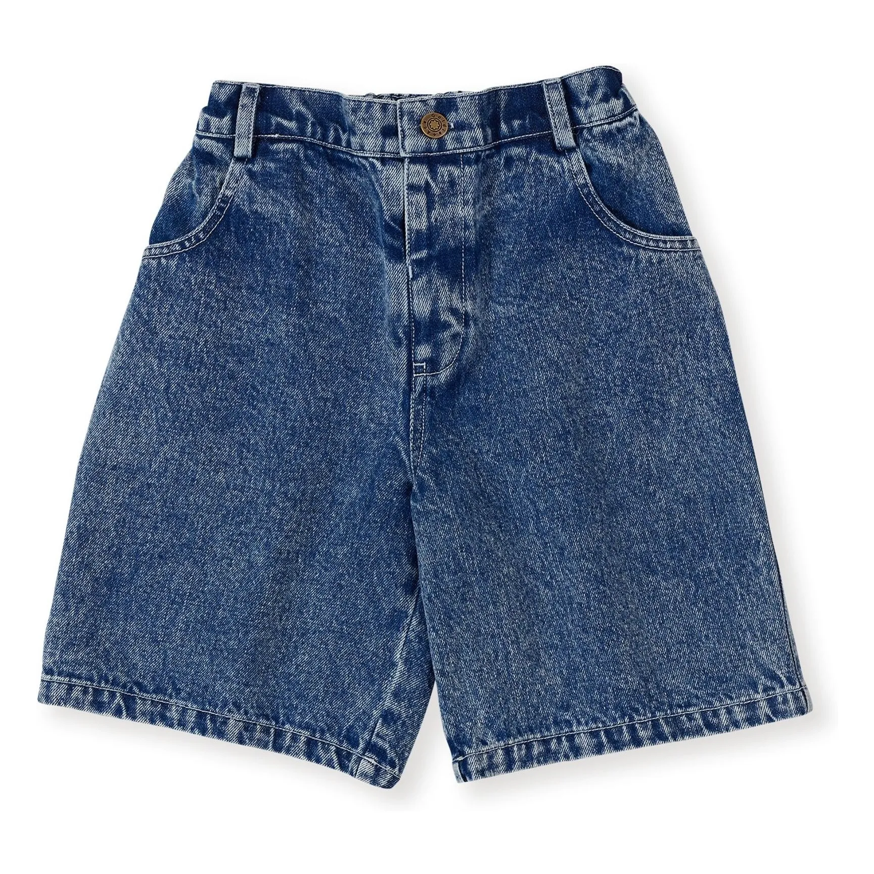 Goldie + Ace Blue Bermuda Denim