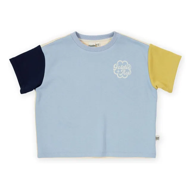 Camiseta oversize gruesa | Azul Cielo