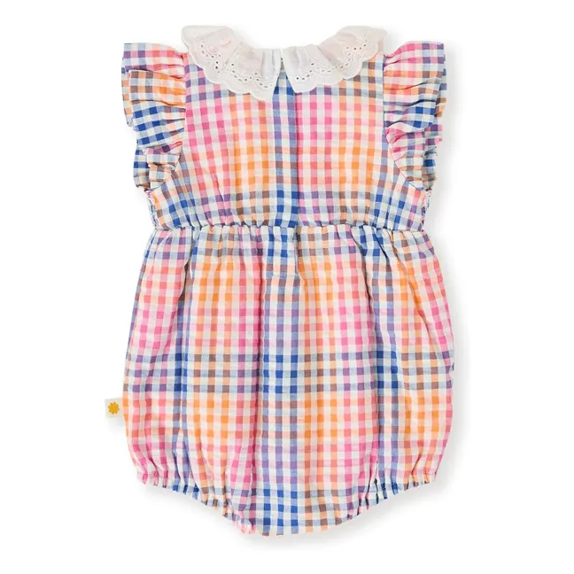 Pelele Carreaux fruncido | Azul